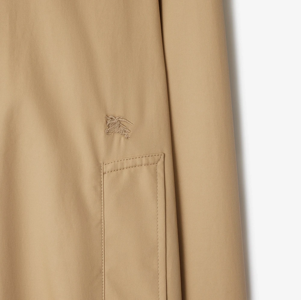 Gabardine Chester Harrington Jacket in Flax beige - Men, Cotton | Burberry® Official