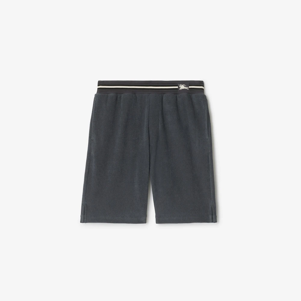 Cotton Shorts in Magnet - Men | Burberry® Official