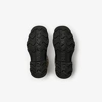 Rubber Marsh Stamp Low Boots​ in Black - Women | Burberry® Official