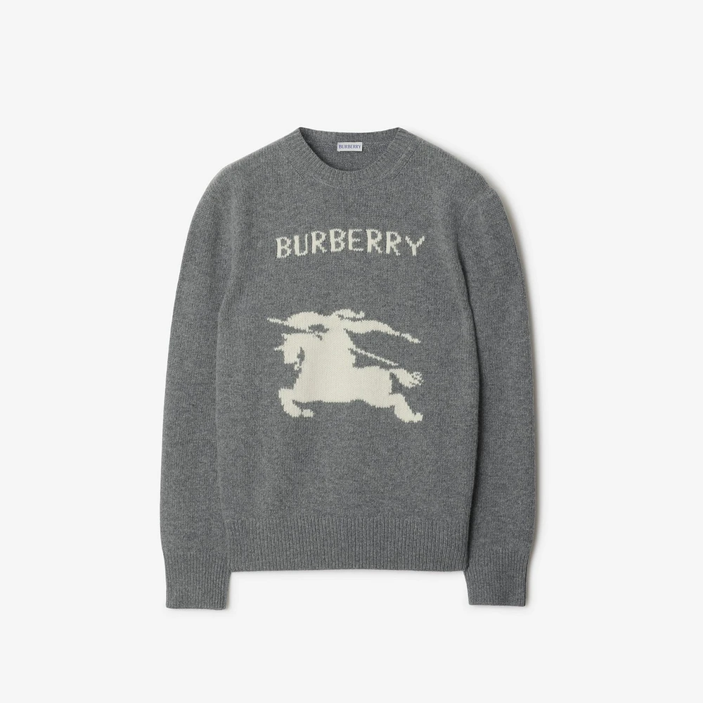 EKD Wool Cashmere Sweater in Grey - Men | Burberry® Official