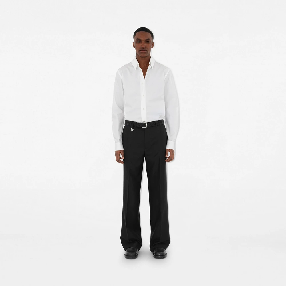 Cotton Formal Shirt in White - Men | Burberry® Official