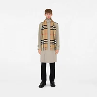 Check Cashmere Scarf in Archive beige | Burberry® Official