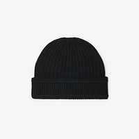 Logo Wool Beanie in Black - Men | Burberry® Official