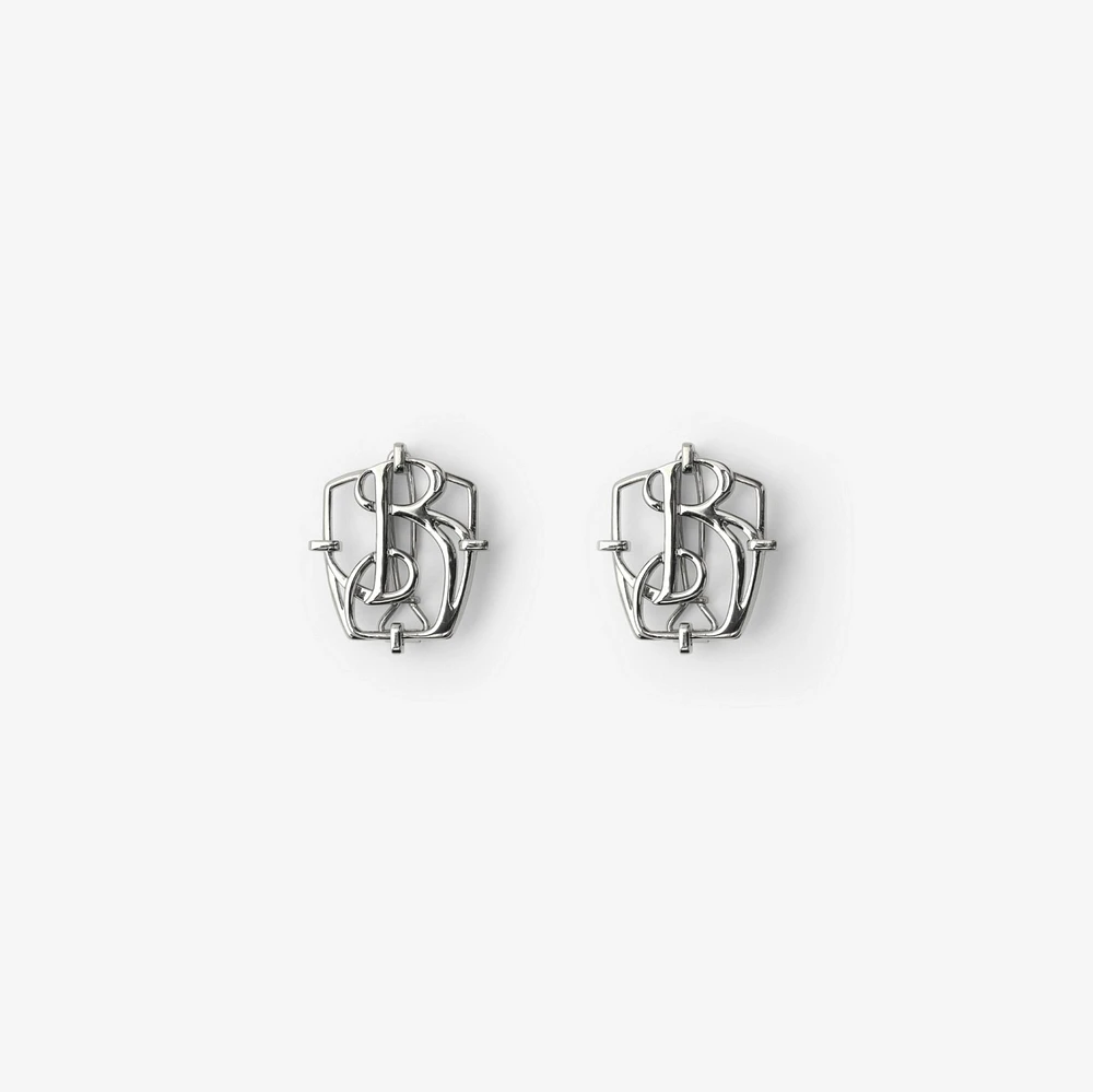 B Charm Hair Clips in Palladio | Burberry® Official