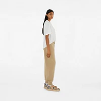 Check Terrace Sneakers in Sand - Women | Burberry® Official