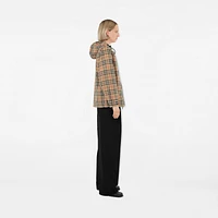 Check Jacket in Archive beige - Women, Nylon | Burberry® Official