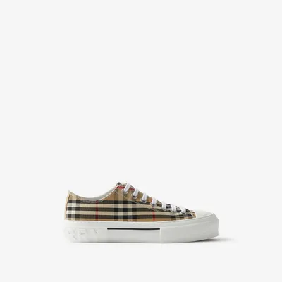 Check Sneakers in Archive beige - Women | Burberry® Official