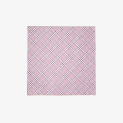 Check Silk Scarf in Dawn | Burberry® Official