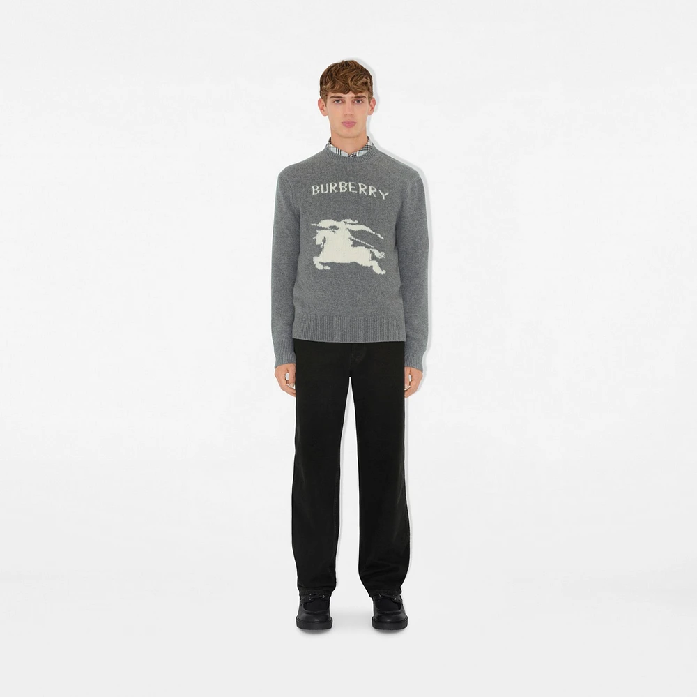 EKD Wool Cashmere Sweater in Grey - Men | Burberry® Official