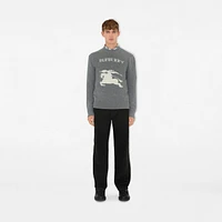 EKD Wool Cashmere Sweater in Grey - Men | Burberry® Official