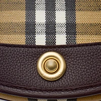 Highlands Crossbody Bag in Sand - Women, Cotton, Linen | Burberry® Official