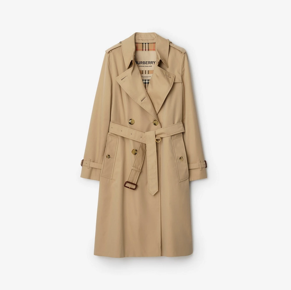 Long Kensington Heritage Trench Coat in Honey - Women | Burberry® Official