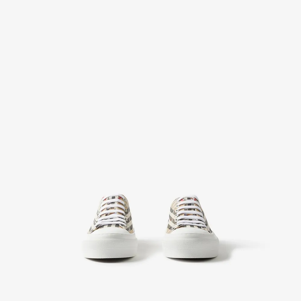 Check Sneakers in Archive beige - Women | Burberry® Official