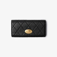 Strand Continental Wallet in Black - Women, Leather | Burberry® Official