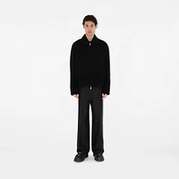 Cashmere Harrington Jacket in Black - Men | Burberry® Official