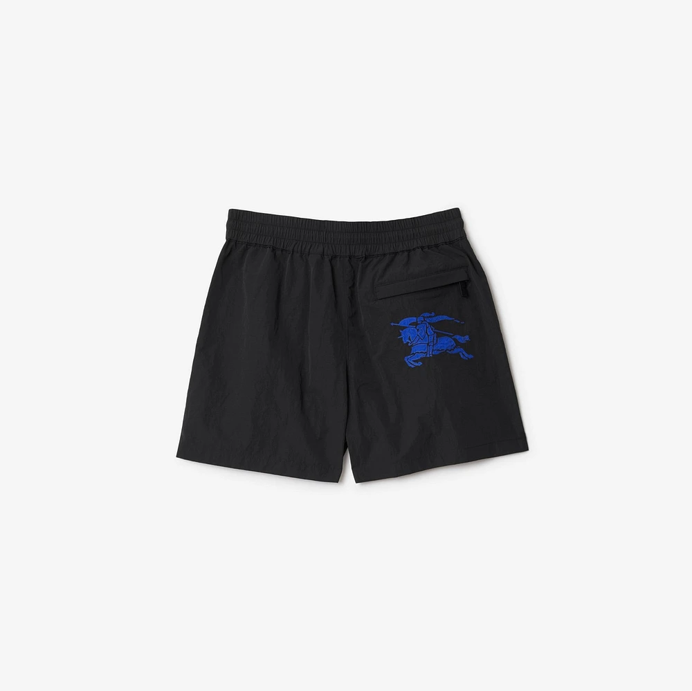 Nylon Shorts in Black - Women | Burberry® Official