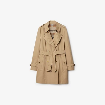 Short Chelsea Heritage Trench Coat in Honey - Women | Burberry® Official