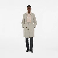 Wide Check Wool Scarf in Smoke | Burberry® Official