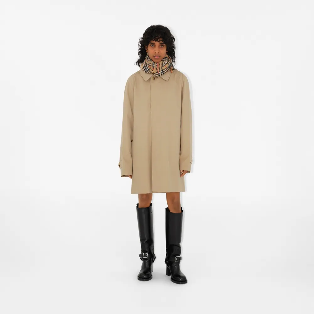 Check Cashmere Happy Scarf in Archive beige | Burberry® Official