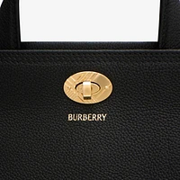 Mini Cotswolds Tote in Black - Women, Leather | Burberry® Official