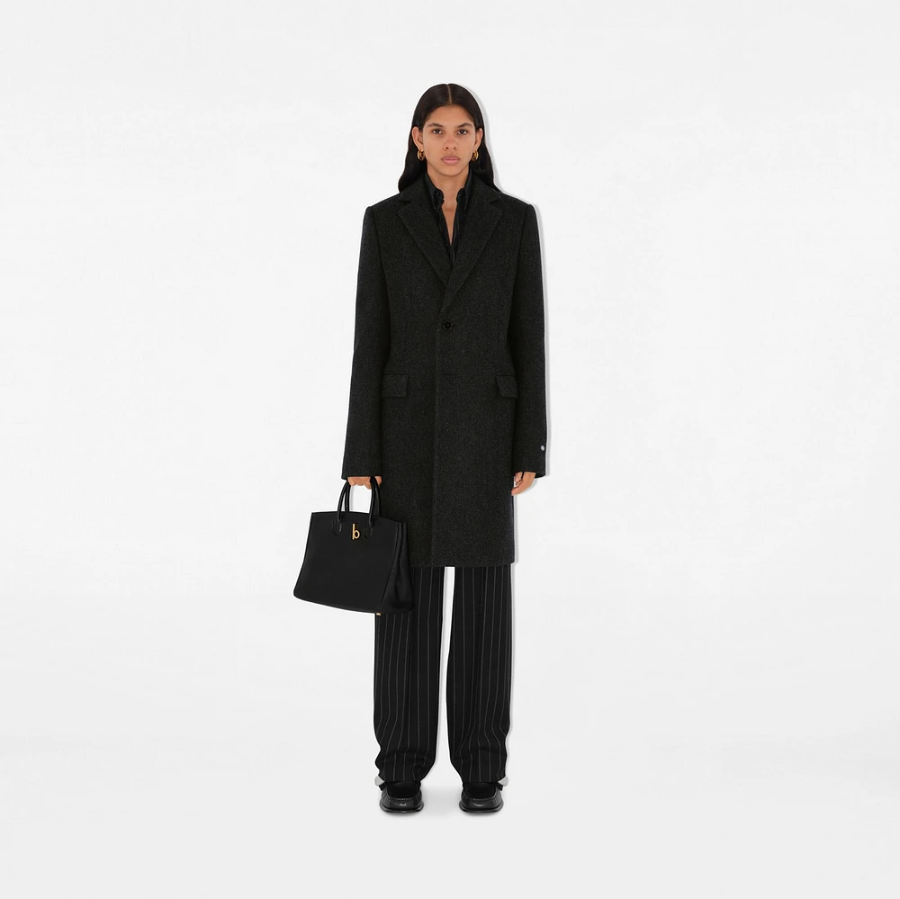 Wool Tailored Coat in Brisk - Women | Burberry® Official