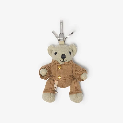 Thomas Bear Charm in Multicolour - Men, Cashmere, Wool | Burberry® Official