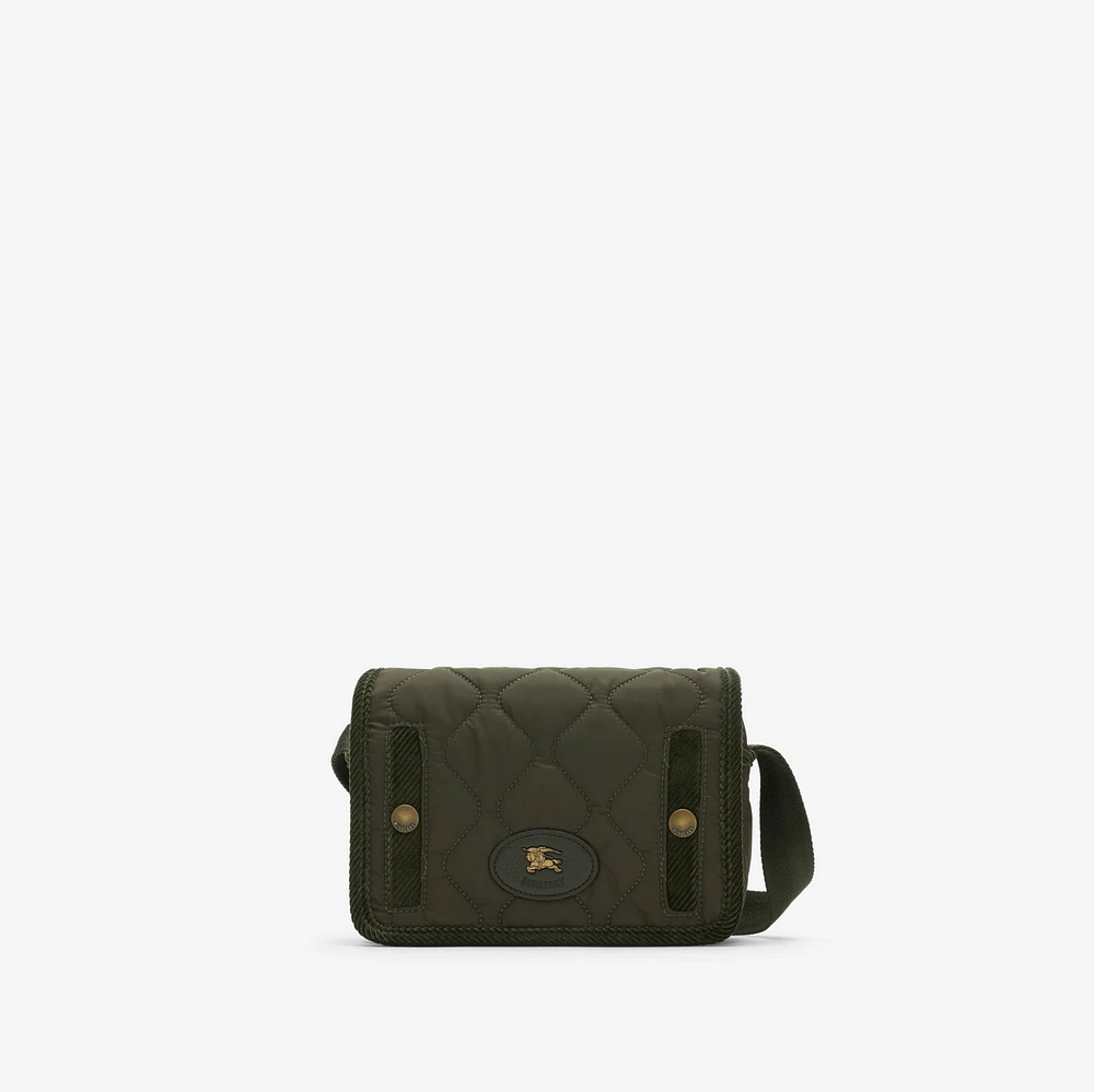 Clifton Crossbody Bag in Shale green - Men, Nylon | Burberry® Official