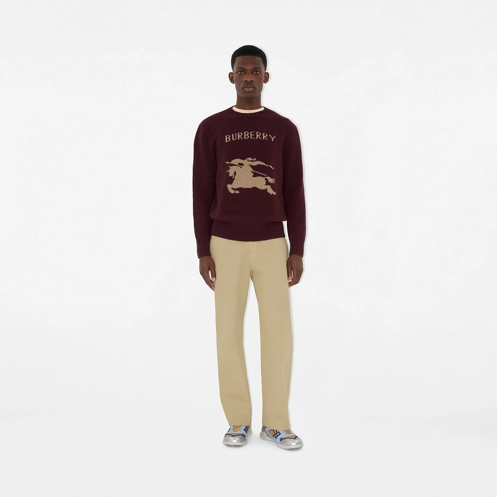 EKD Wool Cashmere Sweater in Box red - Men | Burberry® Official