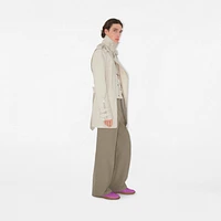 Bonded Cotton Trench Jacket in Sail - Men | Burberry® Official