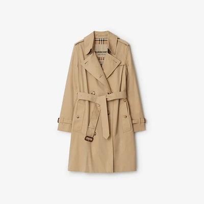 Mid-length Kensington Heritage Trench Coat in Honey - Women | Burberry® Official