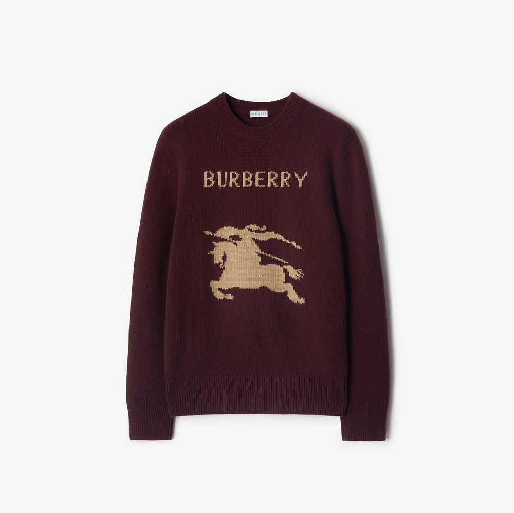 EKD Wool Cashmere Sweater in Box red - Men | Burberry® Official