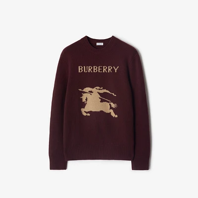 EKD Wool Cashmere Sweater in Box red - Men | Burberry® Official