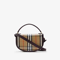 Highlands Crossbody Bag in Sand - Women, Cotton, Linen | Burberry® Official