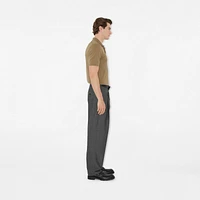 Wool Polo Shirt in Flax beige - Men | Burberry® Official