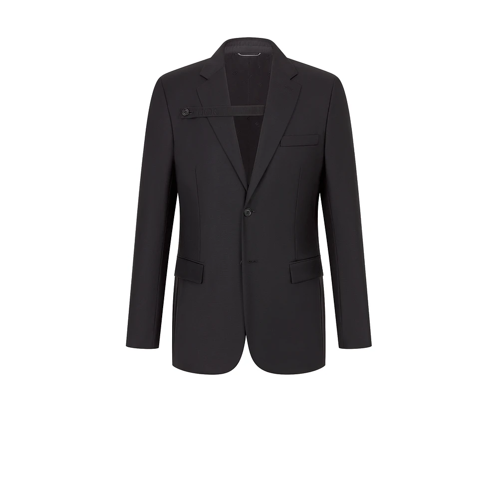 Jacket with Buttoned Strap