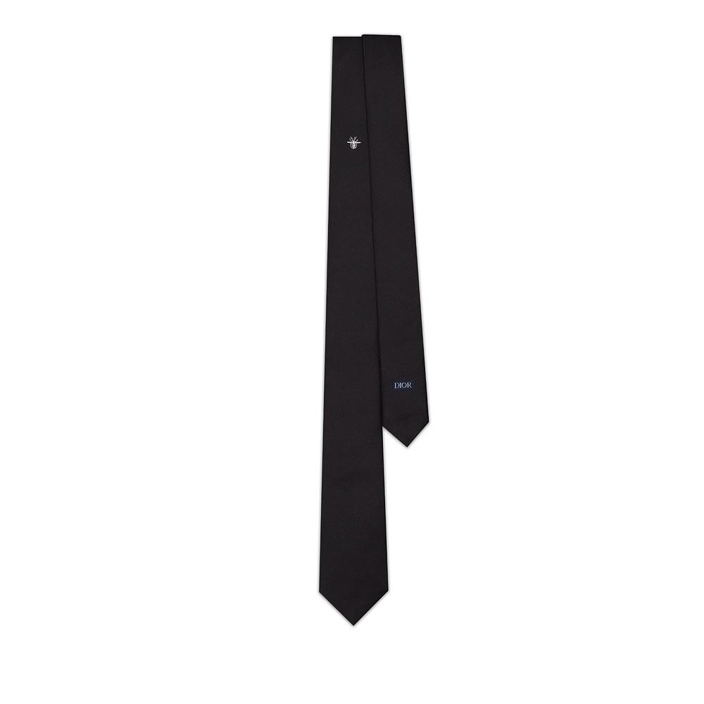 Tie with Bee Motif
