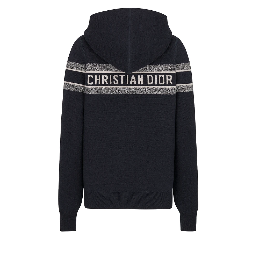 Reversible Zipped Cardigan with Hood
