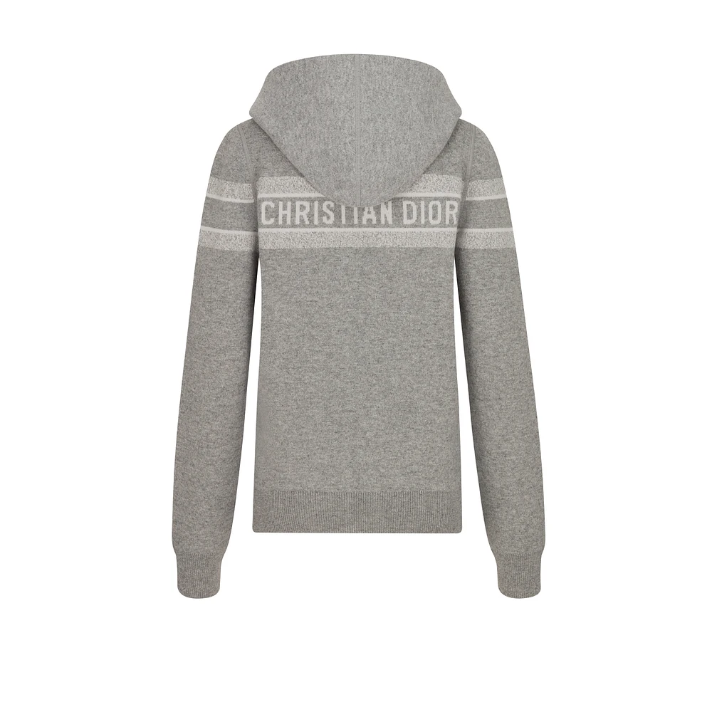 Reversible Zipped Cardigan with Hood