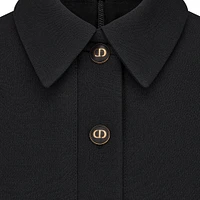 Fitted Dress with CD Buttons
