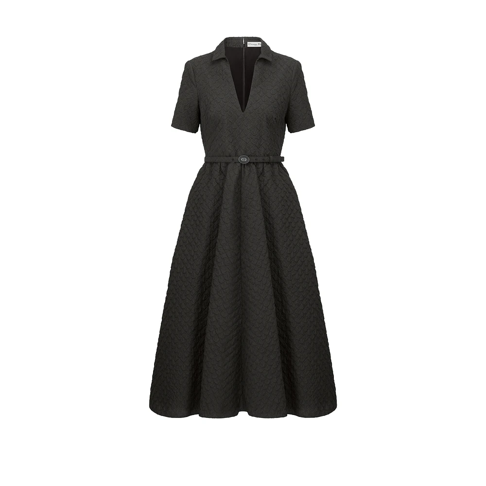 Mid-Length Belted Dress