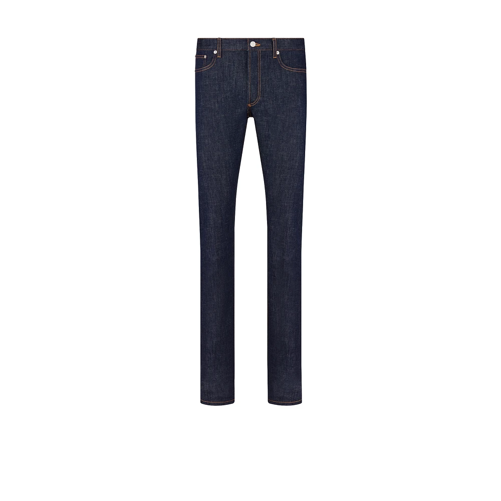Long Slim-Fit Dior Oblique Jeans
