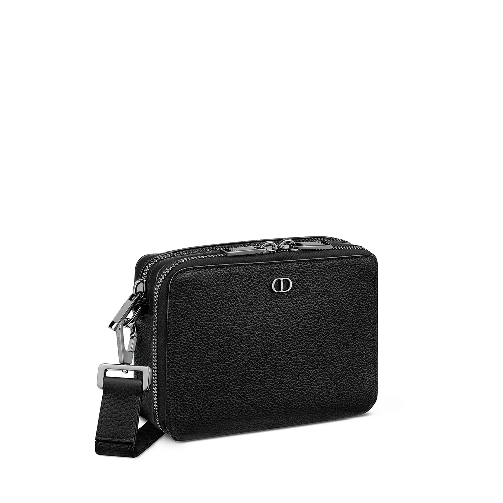 CD Icon Zipped Pouch with Strap