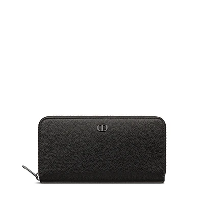 CD Icon Long Zipped Wallet