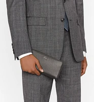 CD Icon Long Zipped Wallet
