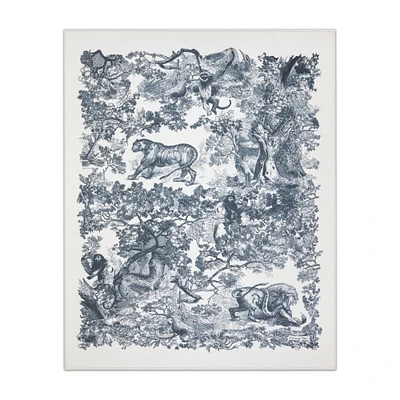 Toile de Jouy Sauvage Blanket