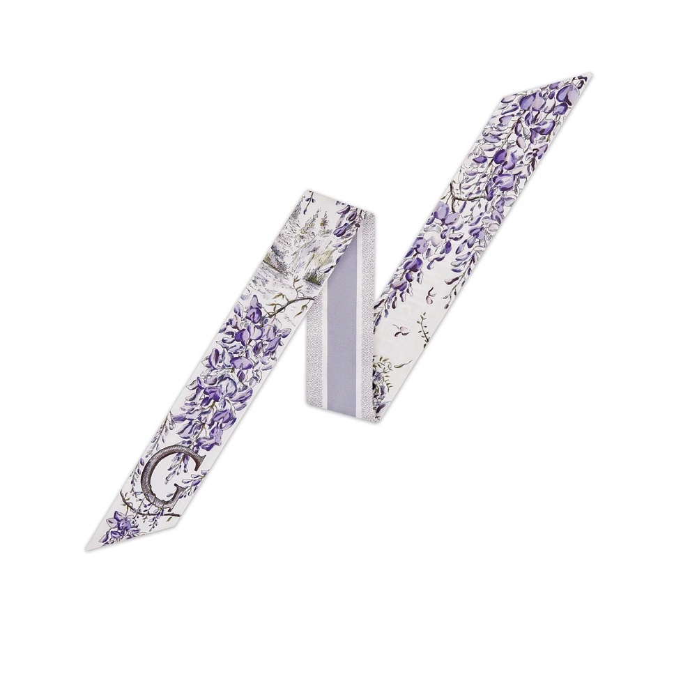 ABCDior G Glycine - Grâce du Printemps Mitzah Scarf