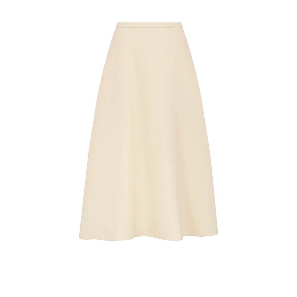 Flared Mid-Length Skirt