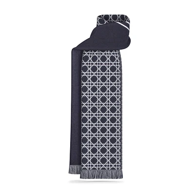 Striped Cannage Scarf