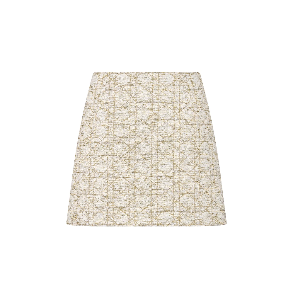 Dior Or Macrocannage Miniskirt