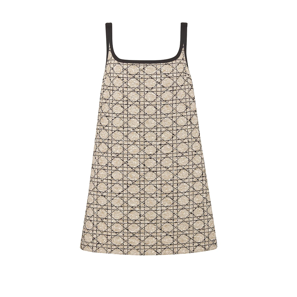 Short Flared Cannage Dress